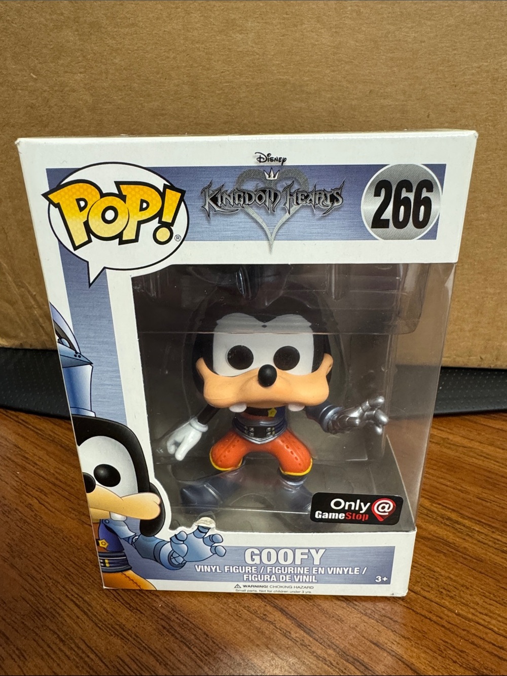 Funko Pop! Kingdom Hearts Goofy — Black, Orange, Cream